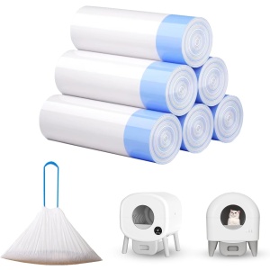 120 Count Cat Litter Box Liners for Fumoi